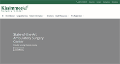 Desktop Screenshot of kissimmeesurgerycenter.com